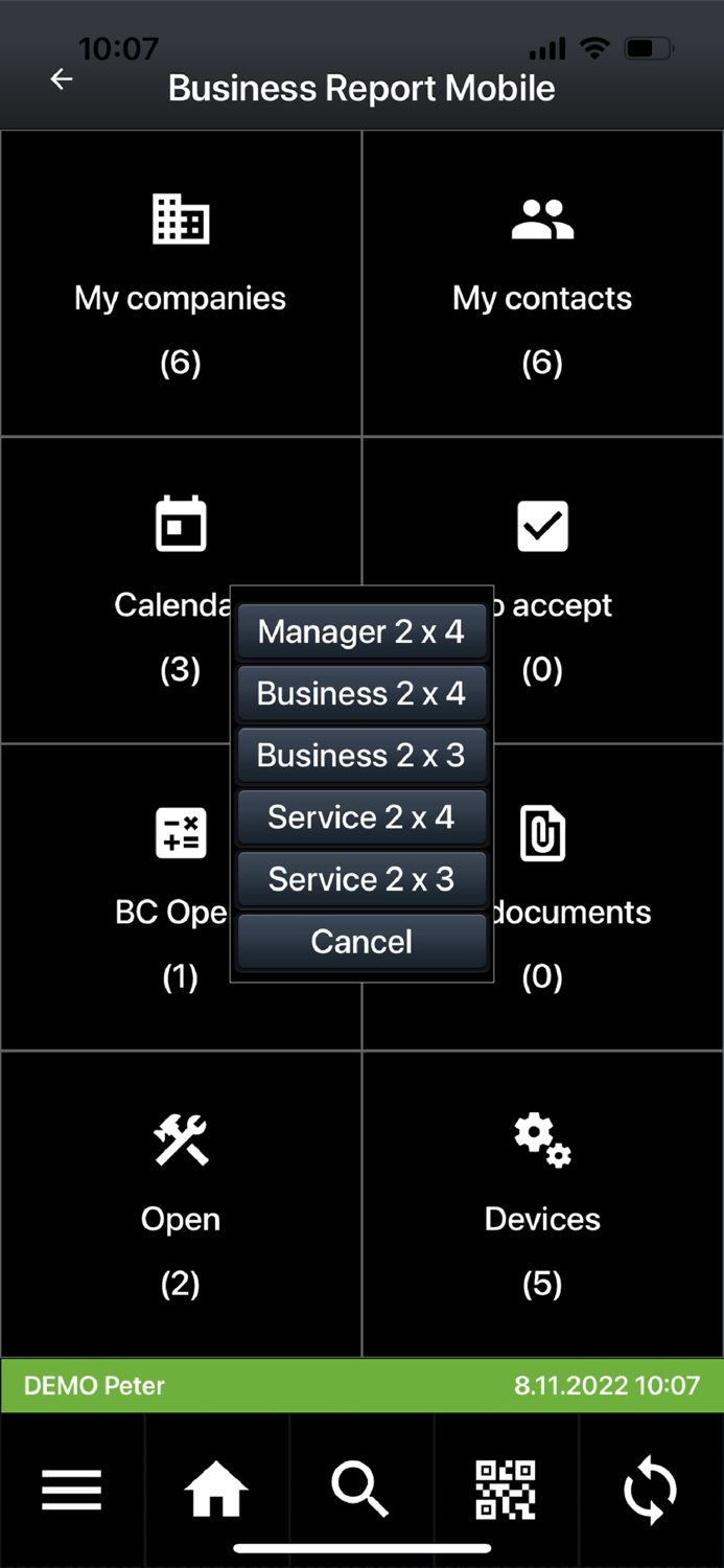 BusinessReport Mobile CRM