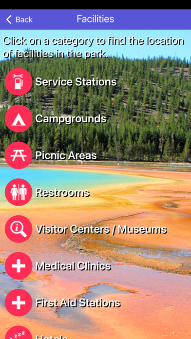 Yellowstone Nat'l Park Tour Screenshot