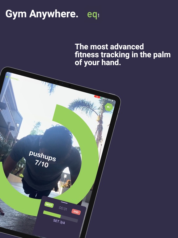 EQ Fitness - Gym Anywhere iPad screenshot 1 - Health & Fitness app