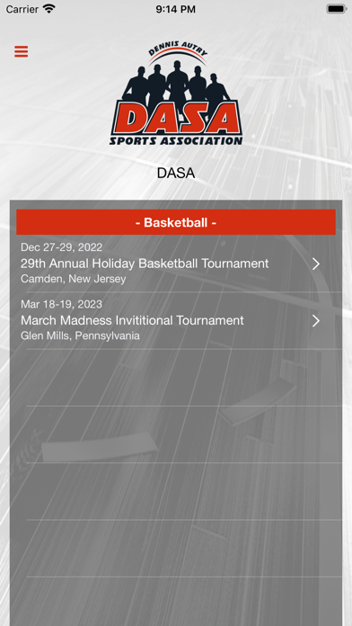 DASAthletics Screenshot