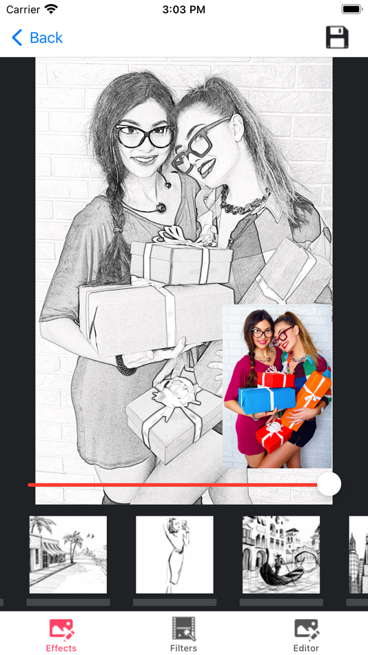 #4. Pencil Photo Sketch Editor (iOS) Podle: Minerva Studios Private Limited