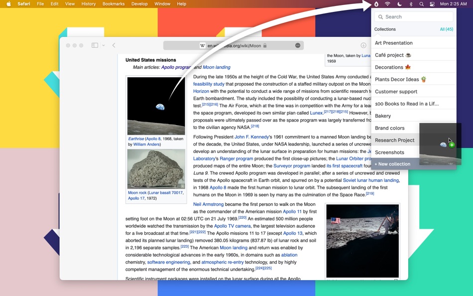 #3. Dropmark Menubar (macOS) Podle: Oak Studios, LLC
