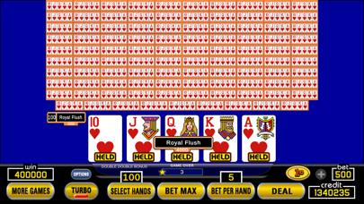 Hundred Play Draw Poker Screenshot