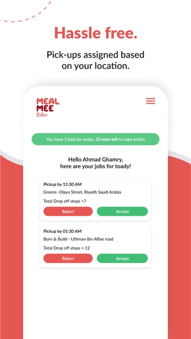 MealMee Rider Screenshot