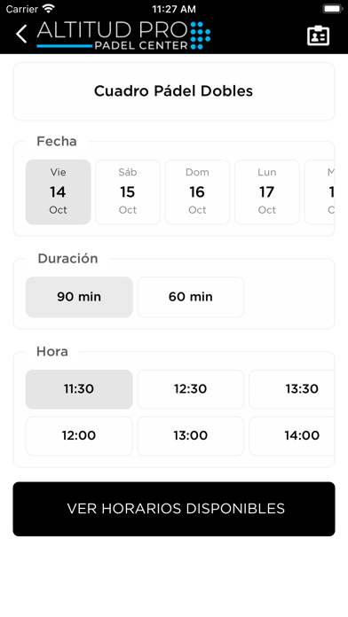 Altitud Pro Padel Center Screenshot