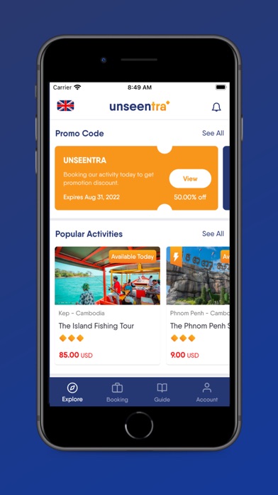 Unseentra: Local Tours, Rental Screenshot