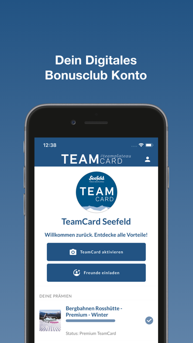 TeamCard Region Seefeld Screenshot