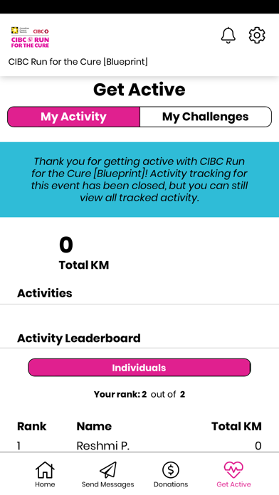 CIBC Run for the Cure Screenshot
