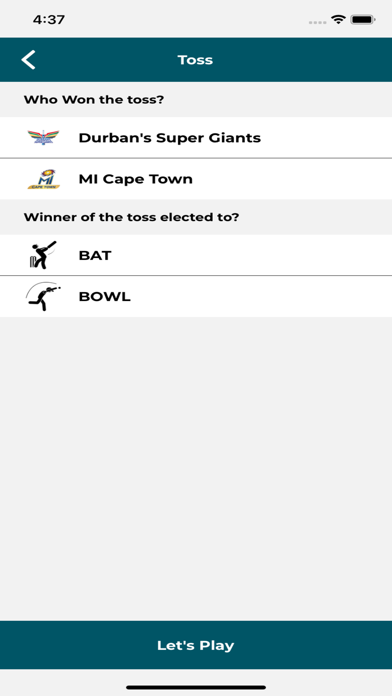 Cricket 21 Scorer Lite Screenshot