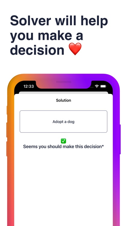 Solver: Decision Make Support screenshot-4