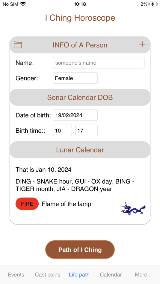 #3. uChing: I Ching Horoscope (iOS) 由: Mai The Hung