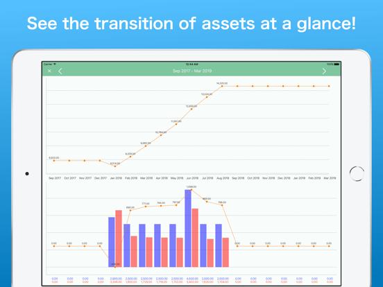 Household Accounts! Moneysave iPad screenshot 6 - Finance app