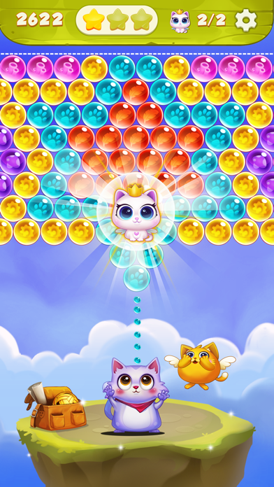 Bubble Shooter: Cat Pop Game Screenshot