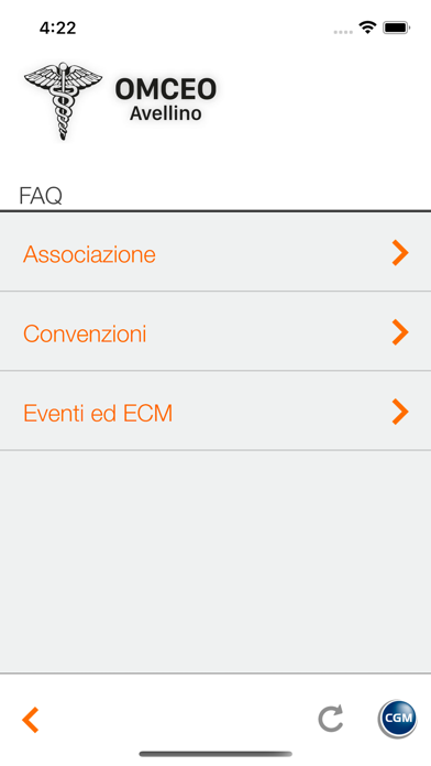 XINFO OMCEO Avellino Screenshot