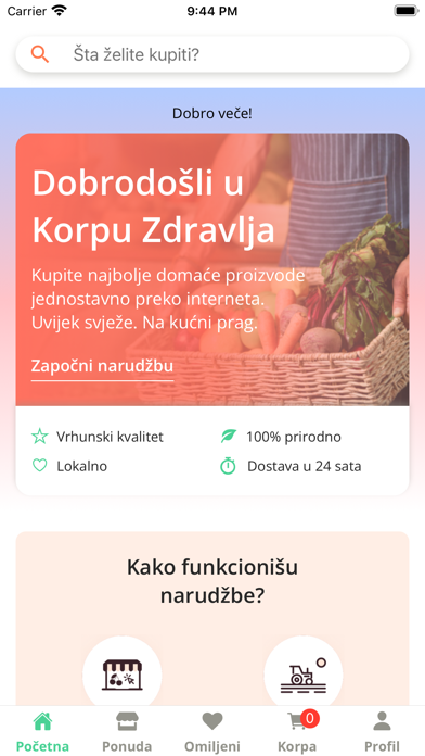 Korpa Zdravlja Screenshot