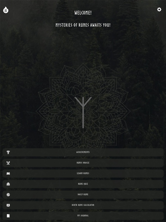 Way of The Runes: Norse Rune iPad screenshot 1 - Education app