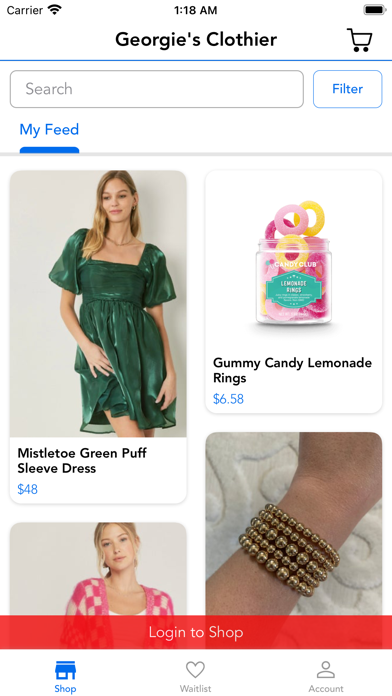 Georgie's Clothier Screenshot