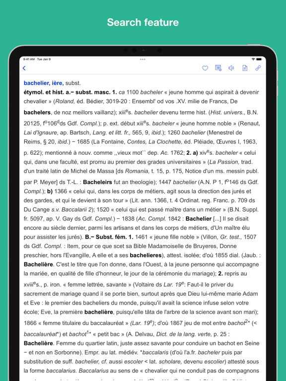 Screenshot #6 pour French Etymological Dictionary
