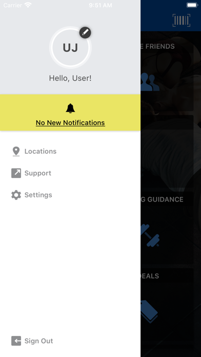 Health & Fitness Center Screenshot