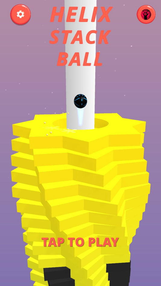 #1. Helix Stack Ball: Drop Ball 3D (iOS) 由: Muhammad Aslam
