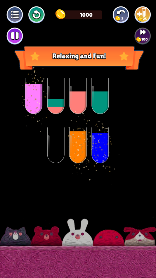 #2. Pour N Sort Water Puzzle (iOS) Podle: Gameward Studio
