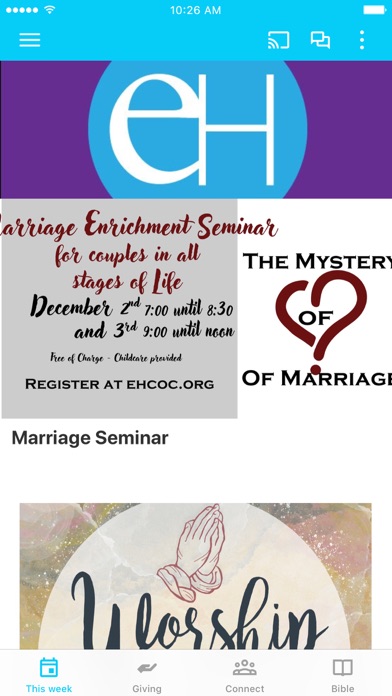 Eastern Hills Church of Christ Screenshot