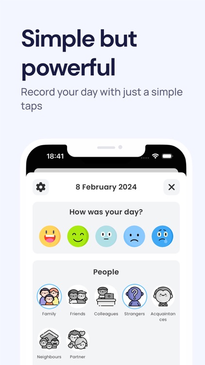 Blissful Journal, Mood Tracker