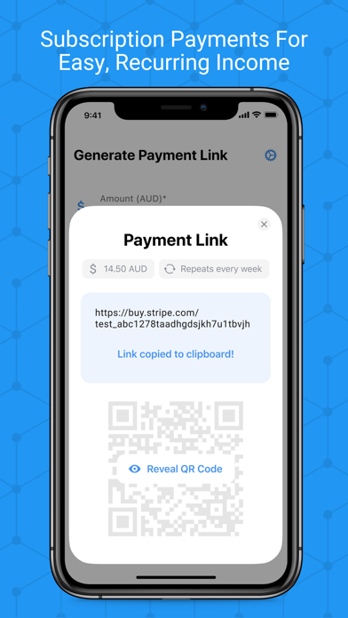 Charge Payment Links Screenshot