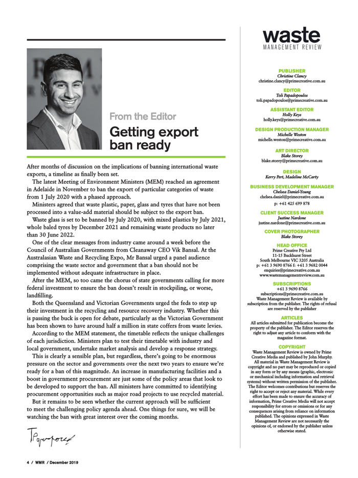 Waste Management Review