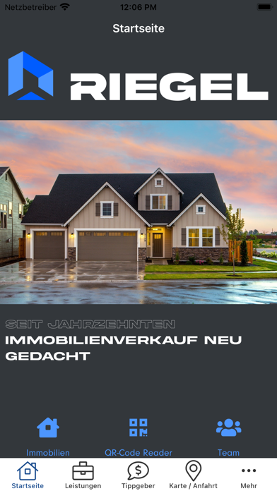 RIEGEL Immobilien Screenshot