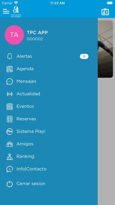 Reserva Deportes Dipu Alicante Screenshot