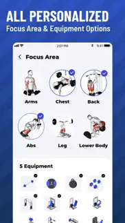 gym workout planner & gym log iphone screenshot 3