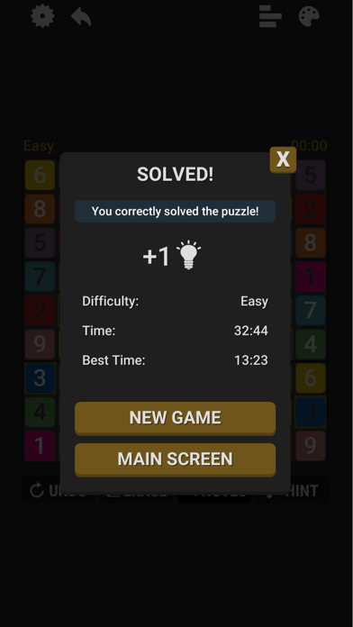 Sudoku De-Stress Screenshot