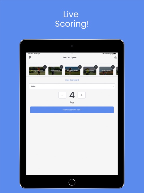 1st Cut Outings iPad screenshot 1 - Sports app