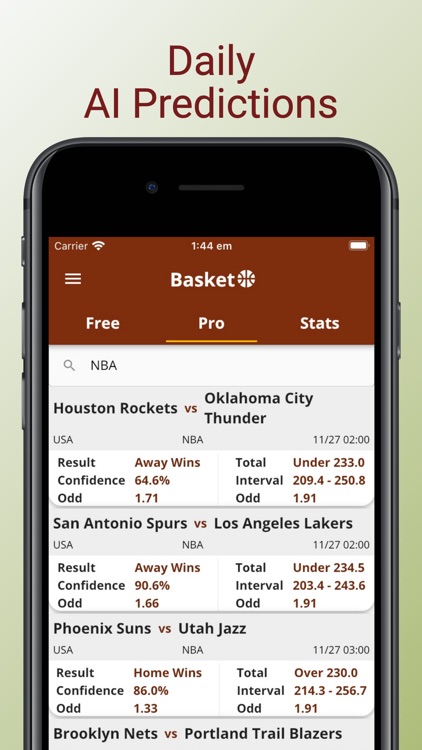 AI Basketball Betting Tipster screenshot-4