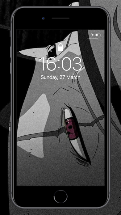 Black Otaku Anime Wallpapers Screenshot