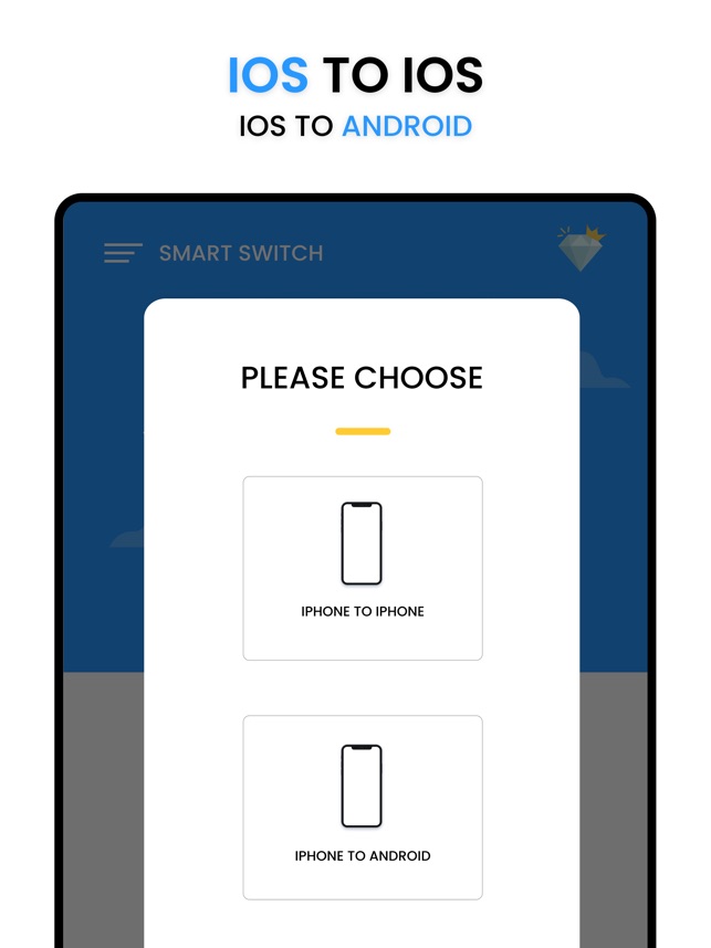 Smart switch: clone phone dans l'App Store