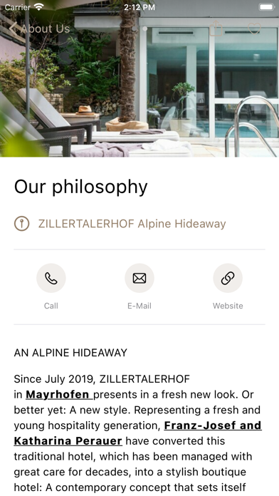 ZILLERTALERHOF Screenshot