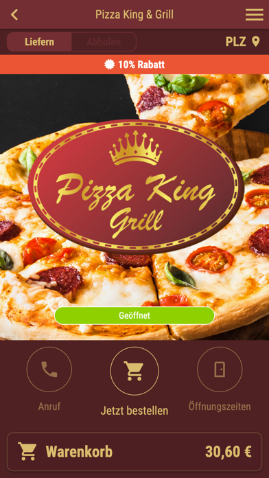 Pizza King & Grill Screenshot