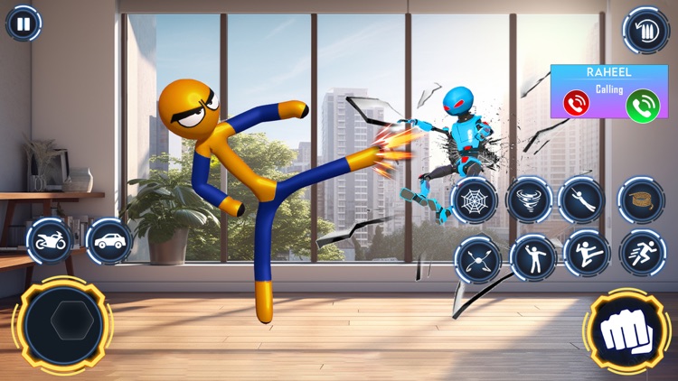 Stickman War Games - Superhero
