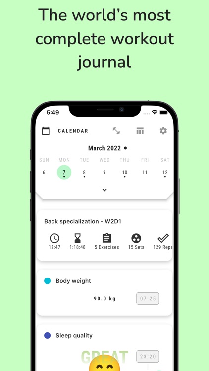 Tracky - Gym Workout Journal