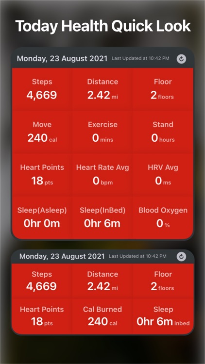 Health Widget:Activity Tracker screenshot-1