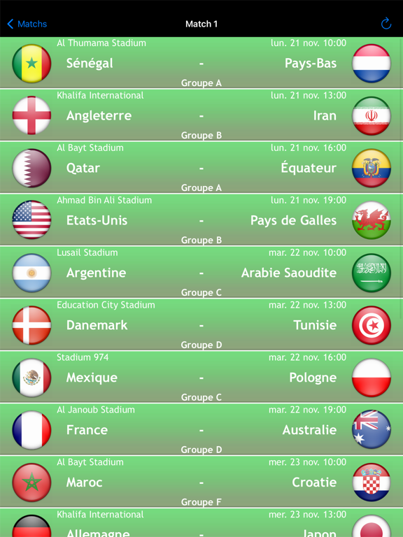 Screenshot #6 pour Football du Monde 2022