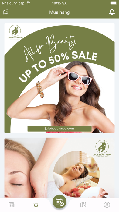 Julie Beauty Spa Screenshot