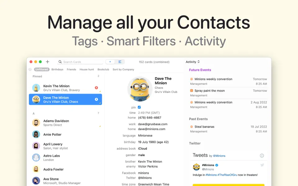 Screenshot 1 of BusyContacts 2026.1.1