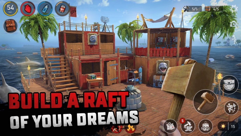 #3. Raft® Survival - Ocean Nomad (iOS) 来自: Survival Games Ltd