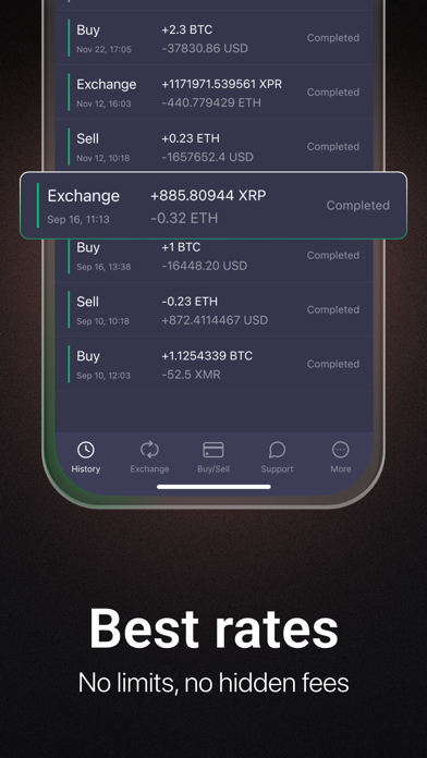 ChangeNOW: Crypto Exchange App Screenshot