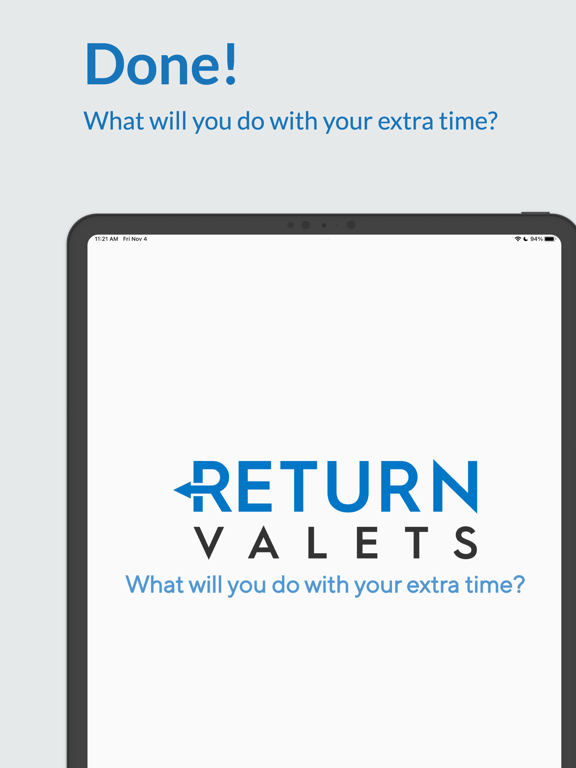 Return Valets iPad screenshot 5 - Shopping app