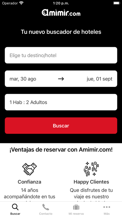 Amimir - Hotel Deal Searcher Screenshot