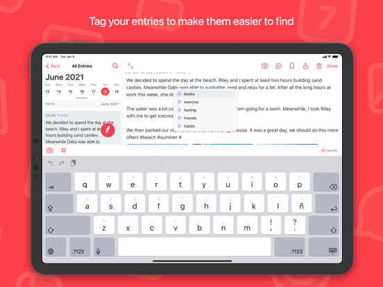 Daily Journal: Everlog iPad screenshot 5 - Lifestyle app